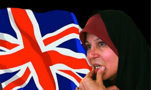 What is Faezeh Hashemi doing in UK?