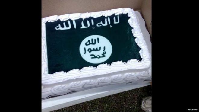 عذرخواهی به خاطر کیک داعش +عکس