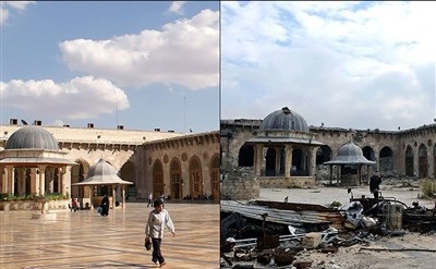 شهر حلب قبل و پس از جنگ