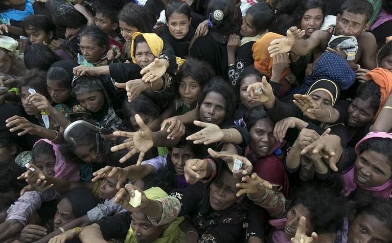 عکس/ کمپ پناهجویان در مرز میانمار و بنگلادش