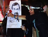 تصاویر/ تجمع هوادارن نامزدها پس از مناظره