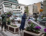 ضد عفونی معابر و خیابان های تهران