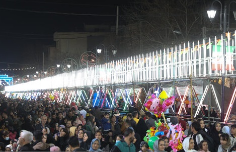 آذین‌بندی خیابان‌های تهران به مناسبت عید نیمه شعبان